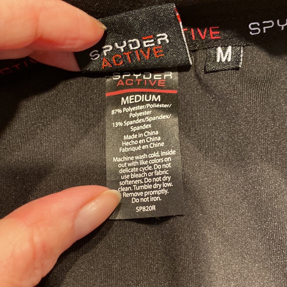 Spyder Active Black Pullover Partial Zip Women’s … - image 6